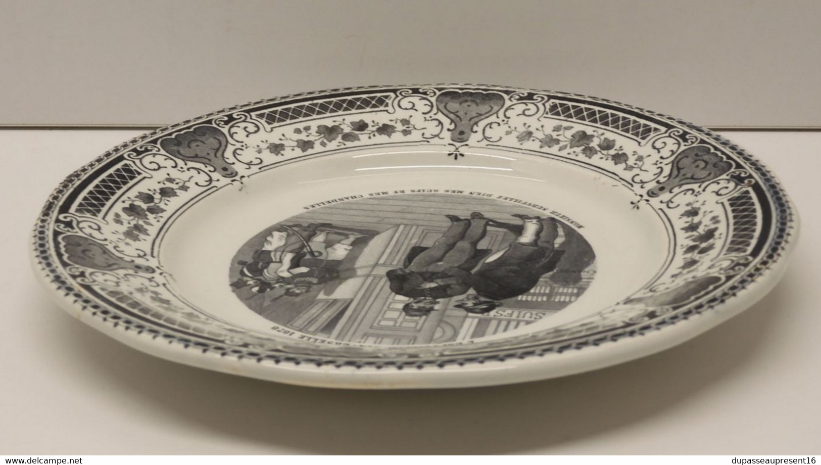 *PETITE ASSIETTE CERAMIQUE CREIL & MONTEREAU EXPOSITION UNIVERSELLE 1878 N° 7  E