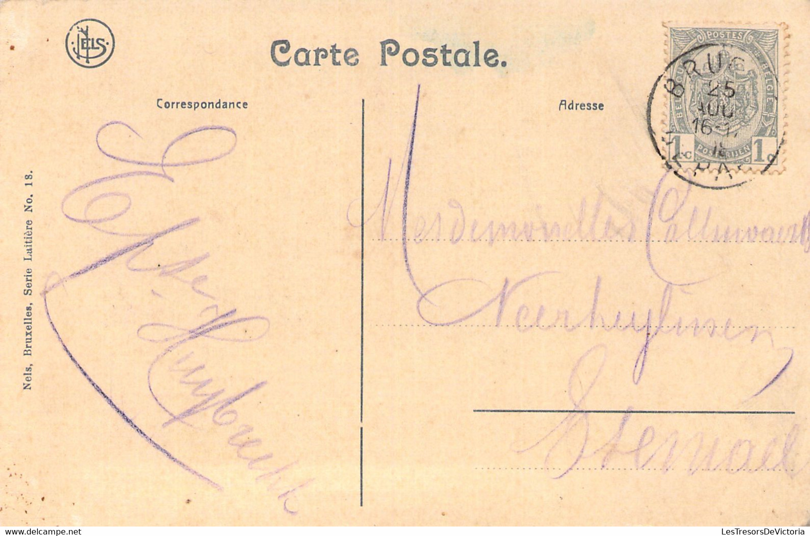 Métiers - Dentelières - Niels - Carte Postale Ancienne - Artisanat