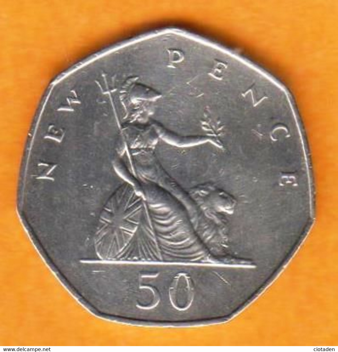 Grande Bretagne - 50 New Pence  Elisabeth II - 1979 - 50 Pence