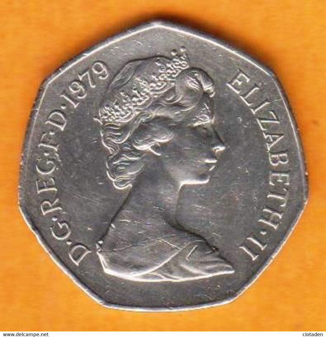 Grande Bretagne - 50 New Pence  Elisabeth II - 1979 - 50 Pence