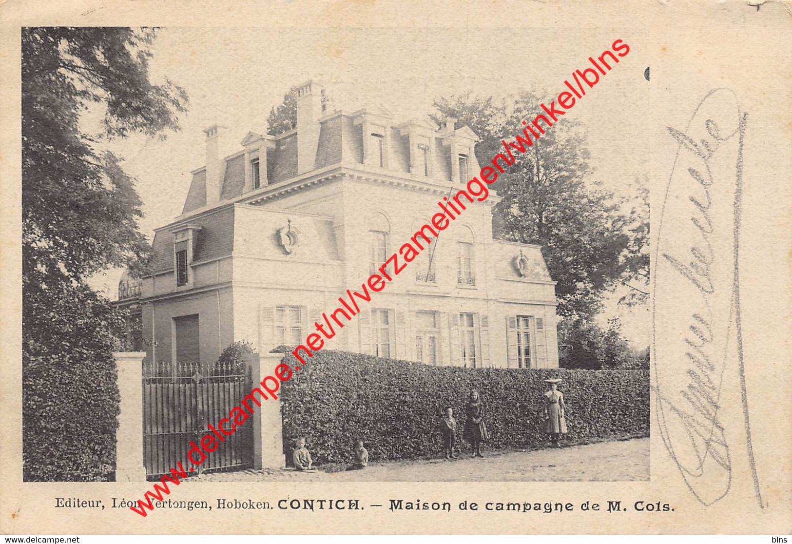Contich - Maison De Campagne De M. Cols - éditeur Léon Vertongen - Kontich - Kontich