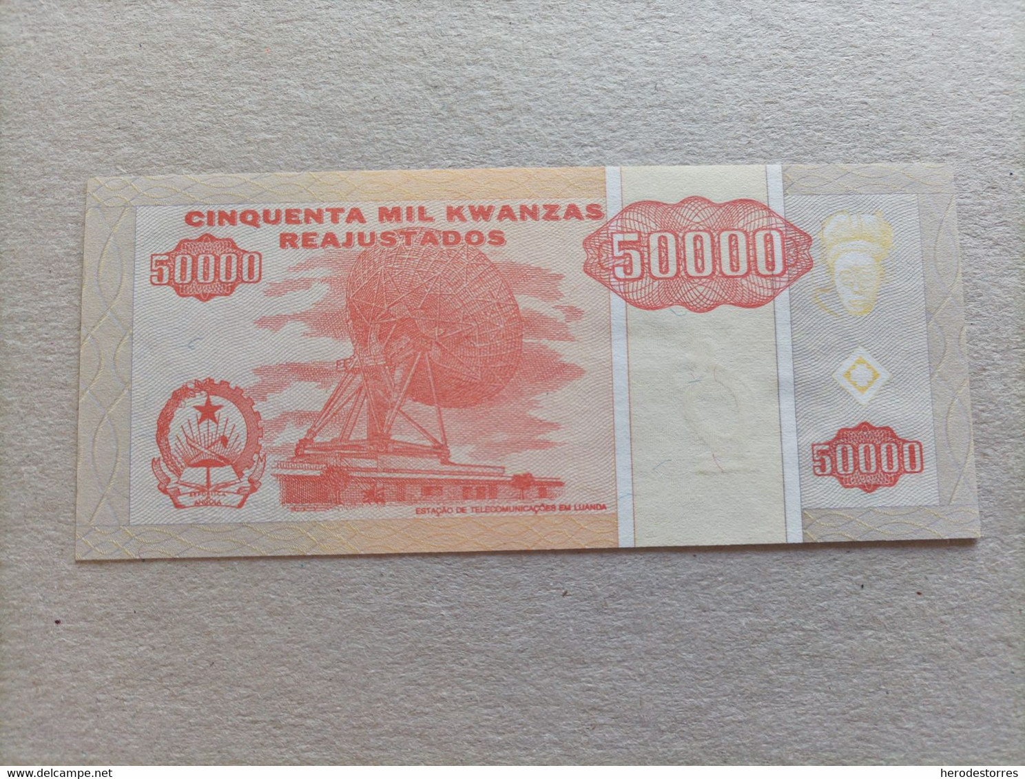 Billete De ANGOLA De 500000 KWANZAS, Año 1995, UNC - Angola