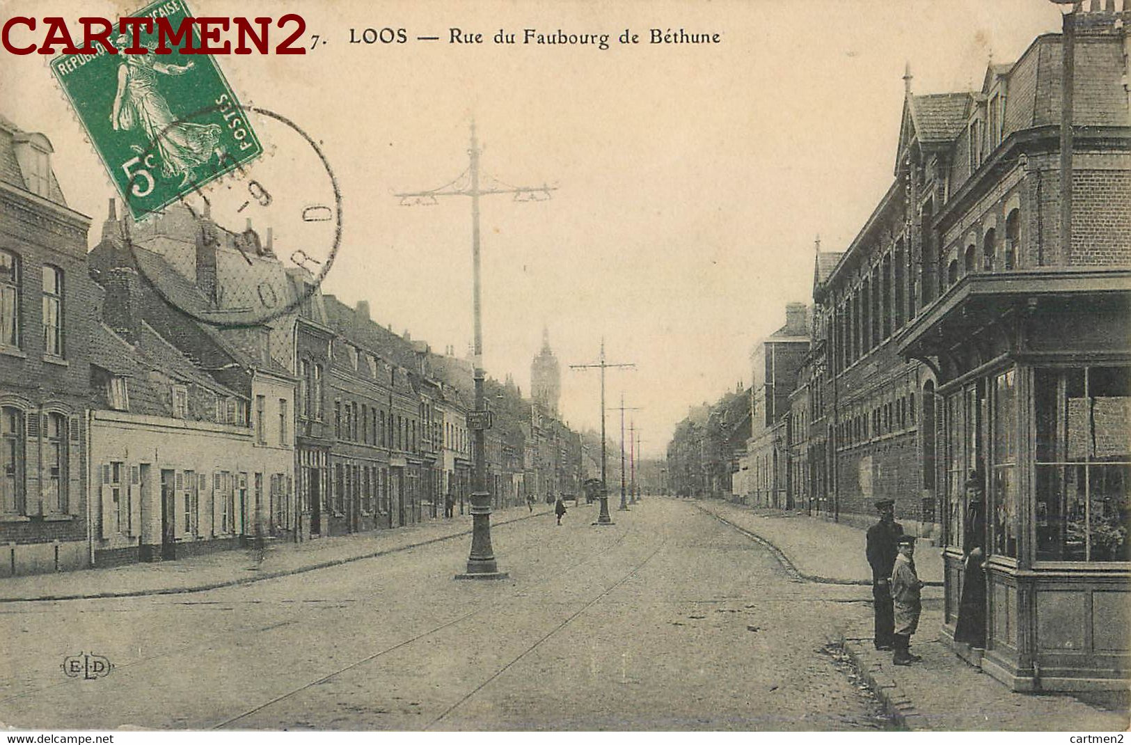 LOOS RUE DU FAUBOURG DE BETHUNE 59 NORD - Loos Les Lille