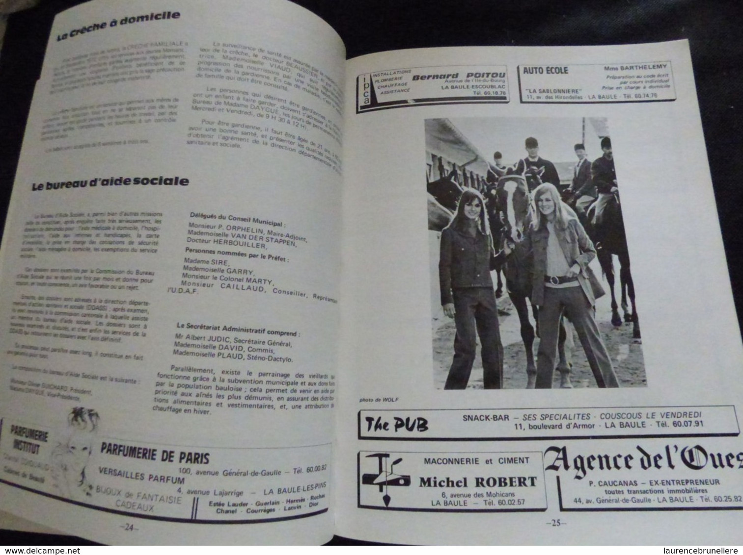 44 -   LA BAULE ESCOUBLAC -  BULLETIN MUNICIPAL  N°2 - 1973 - Tourism Brochures
