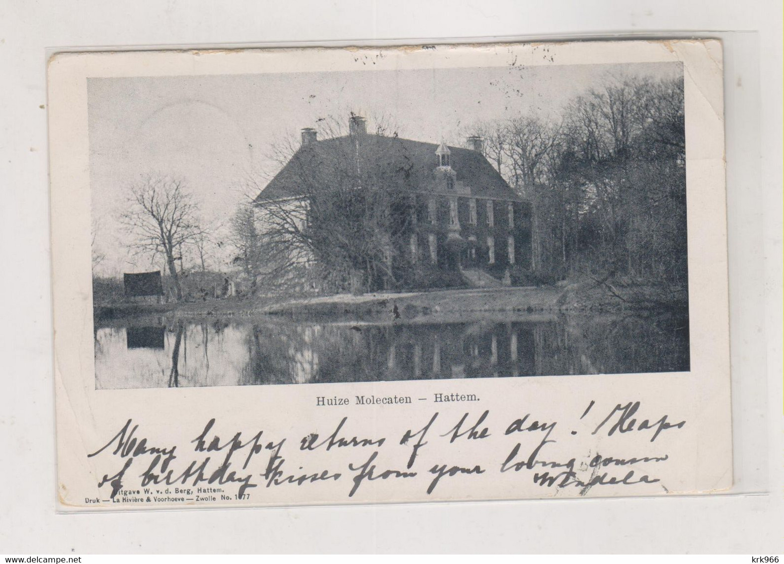 NETHERLANDS HATTEM  Nice Postcard - Hattem