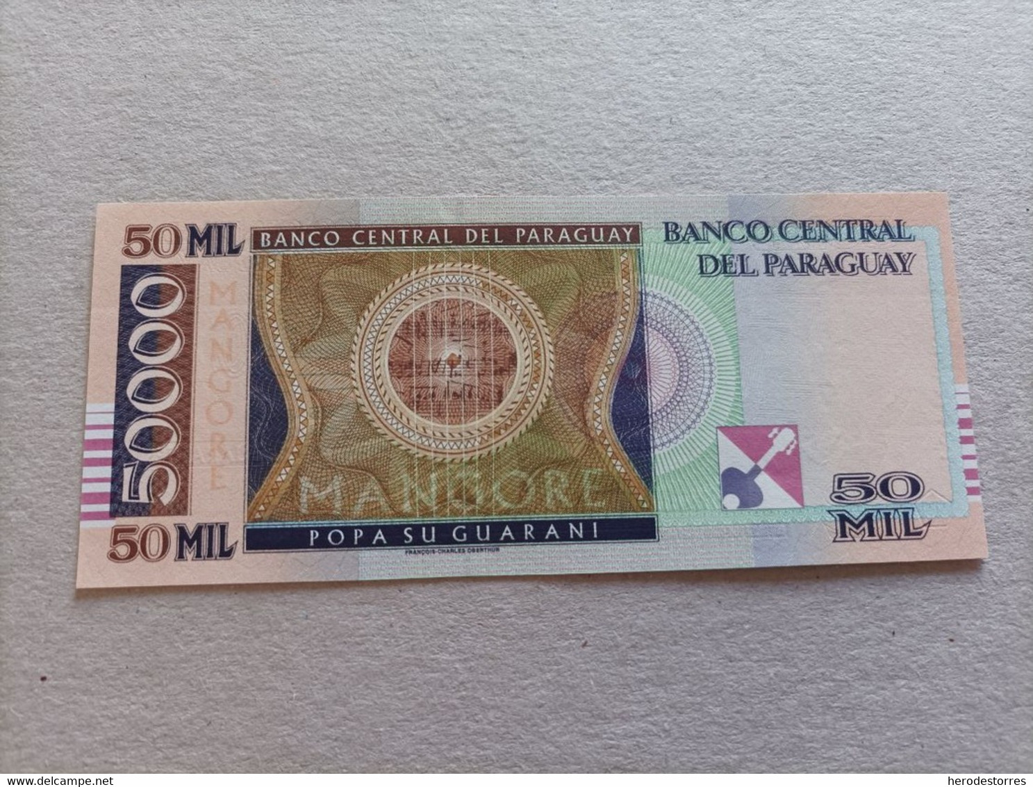 Billete De Paraguay De 50000 Guaranies, Año 2007, UNC - Paraguay