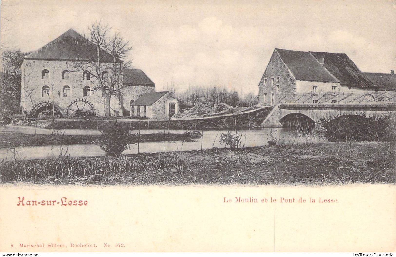 Belgique - Han Sur Lesse - Le Moulin Et Le Pont De La Lesse - Edit. A. Marischal - Rivière - Carte Postale Ancienne - Dinant