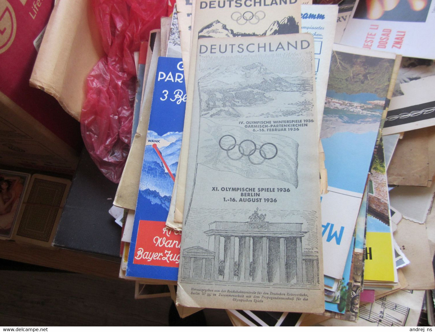 Deutschland IV Olympische Winterspiele 1936 Garmisch Partenkirchen - Programmes