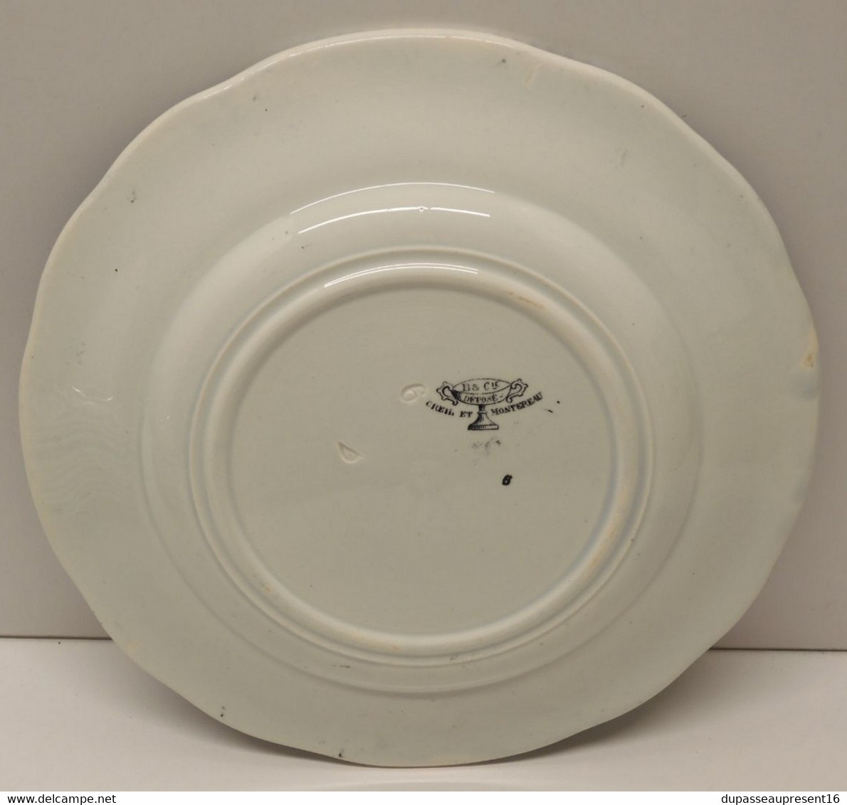 *PETITE ASSIETTE CERAMIQUE CREIL & MONTEREAU EXPOSITION UNIVERSELLE 1878 N° 2  E