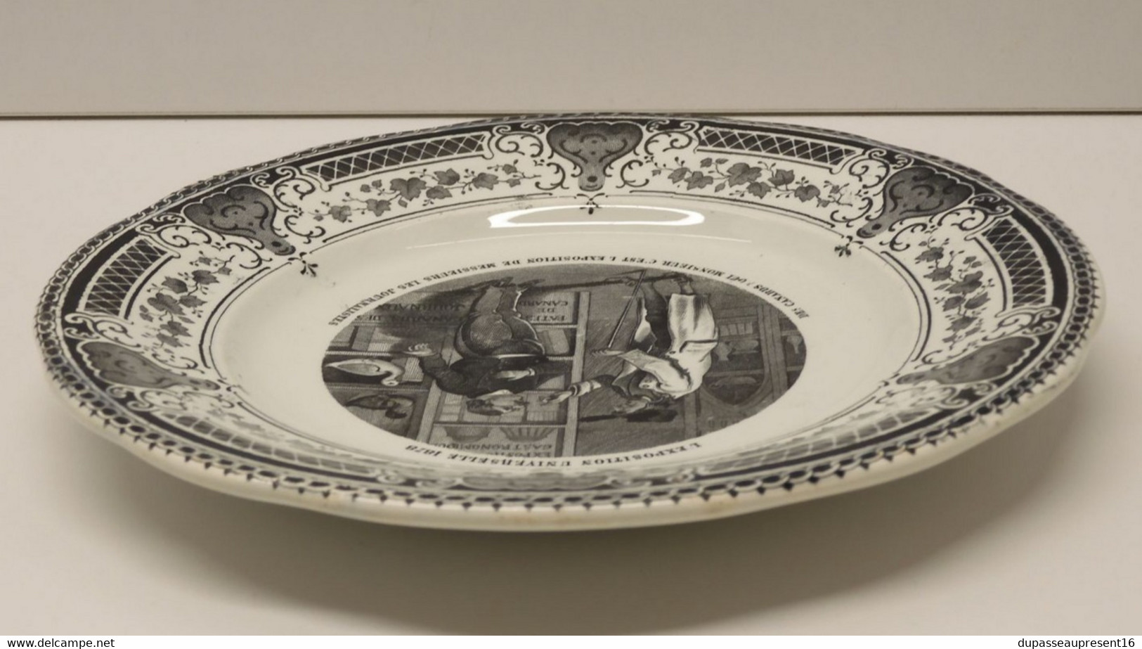 *PETITE ASSIETTE CERAMIQUE CREIL & MONTEREAU EXPOSITION UNIVERSELLE 1878 N° 2  E