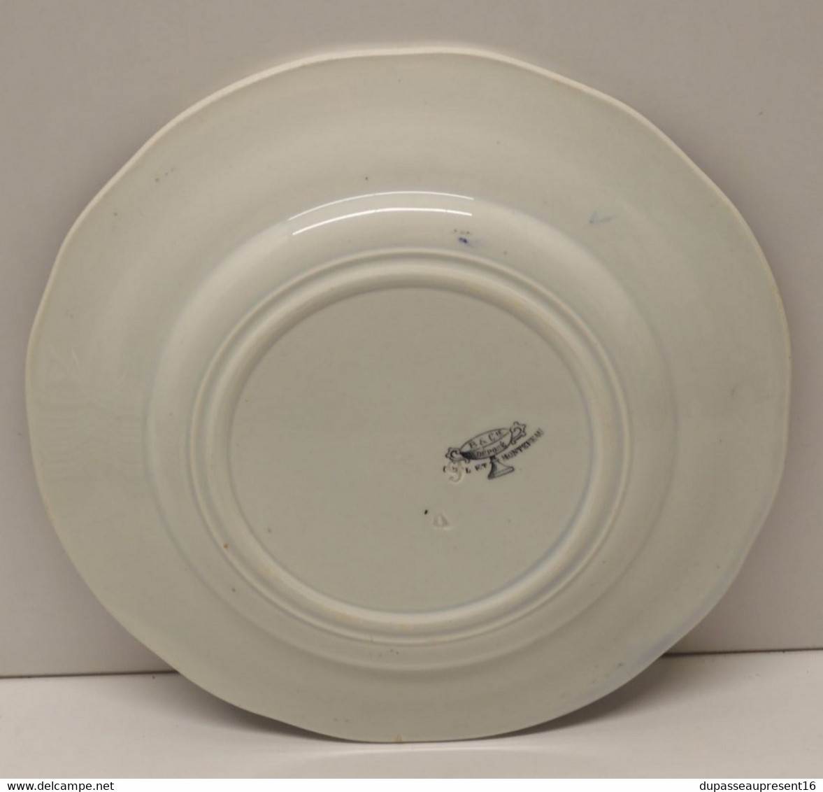 *PETITE ASSIETTE CERAMIQUE CREIL & MONTEREAU EXPOSITION UNIVERSELLE 1878 N° 1 E