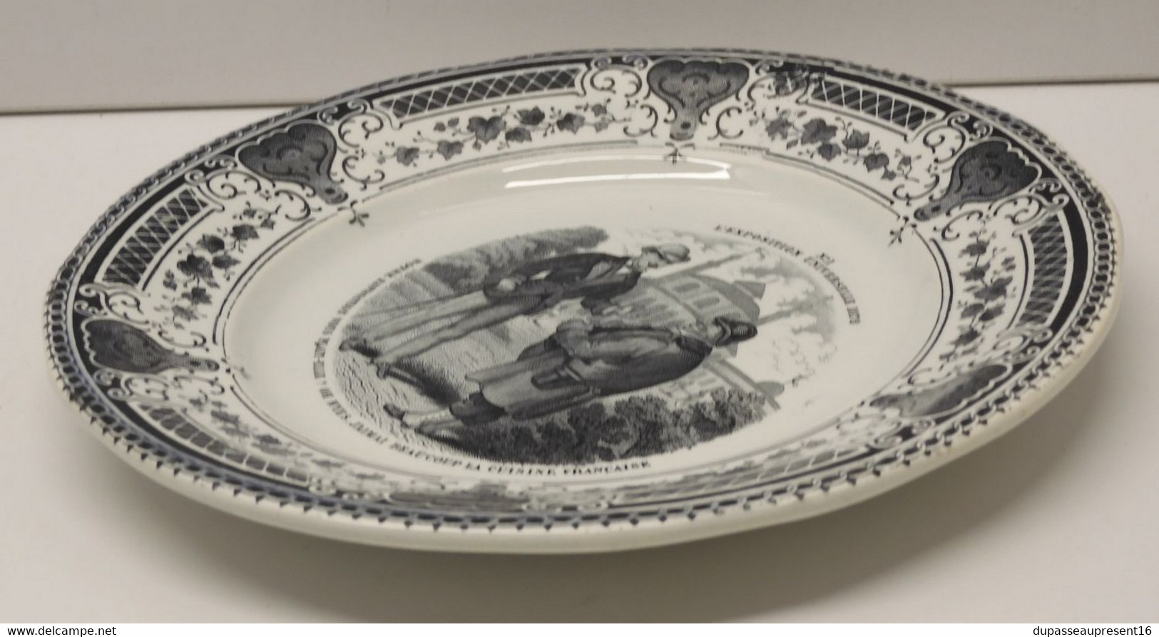 *PETITE ASSIETTE CERAMIQUE CREIL & MONTEREAU EXPOSITION UNIVERSELLE 1878 N° 1 E