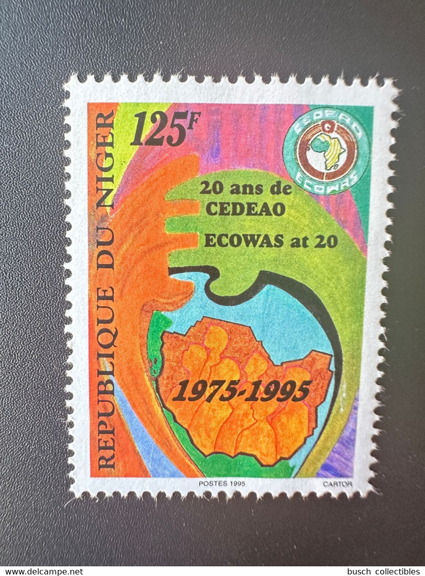 Niger 1995 Mi. 1167 20 Ans De CEDEAO ECOWAS At 20 1975 - 1995 MNH ** 1 Val. - Niger (1960-...)