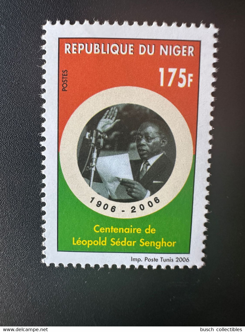 Niger 2006 Mi. 1997 Centenaire De Léopold Sédar Senghor 1906 - 2006 Sénégal MNH ** 1 Val. - Niger (1960-...)