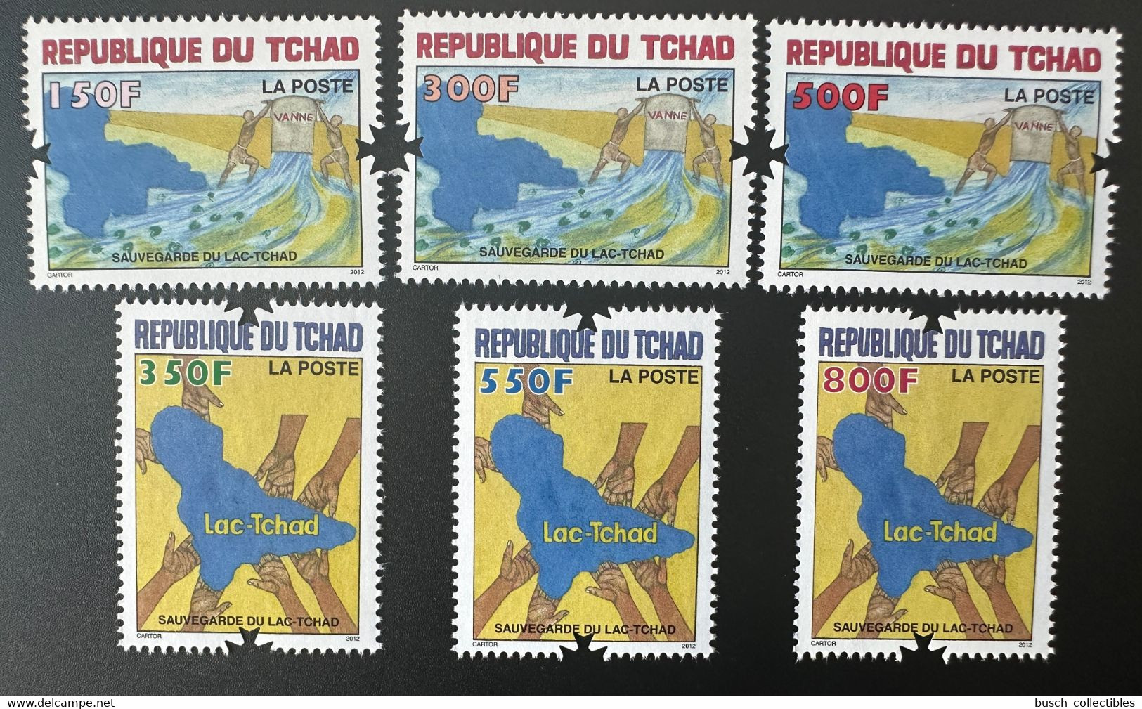 Tchad Chad Tschad 2012 Mi. N-T 2631 Sauvegarde Du Lac-Tchad Lake See - Tchad (1960-...)