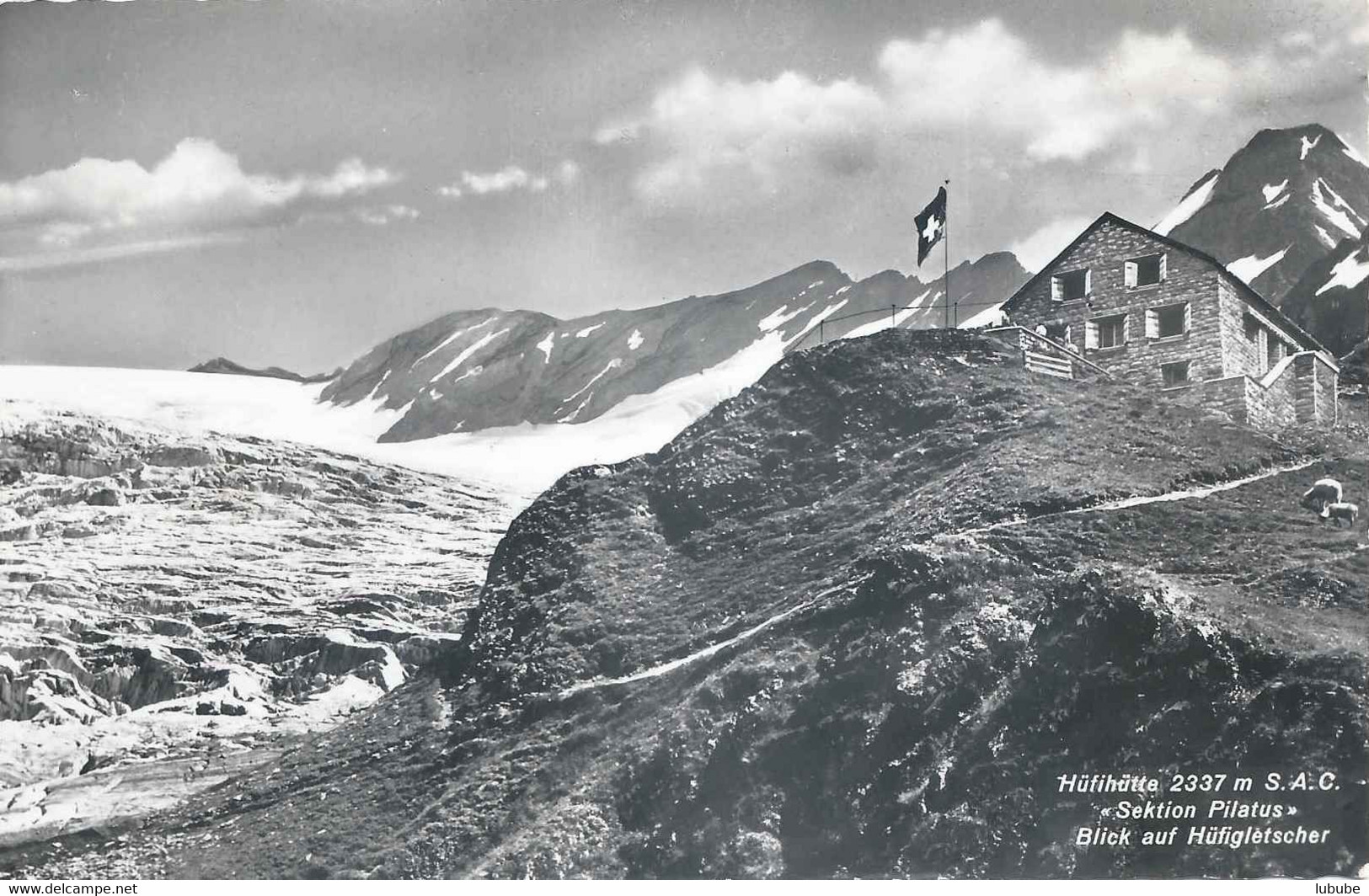 Silenen - Hüfihütte Mit Hüfigletscher         Ca. 1950 - Silenen