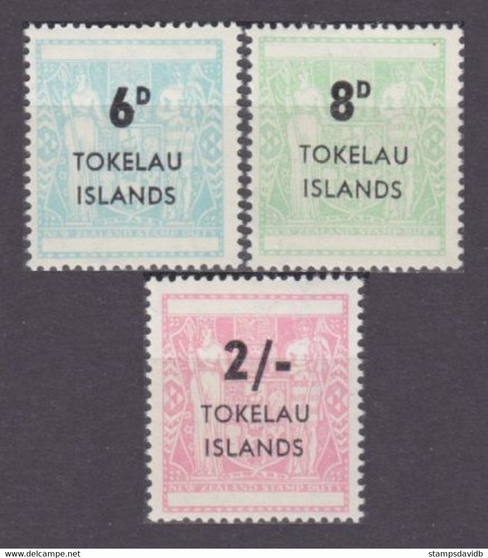 1966 Tokelau St1-St3 Overprint 7,50 € - Tokelau