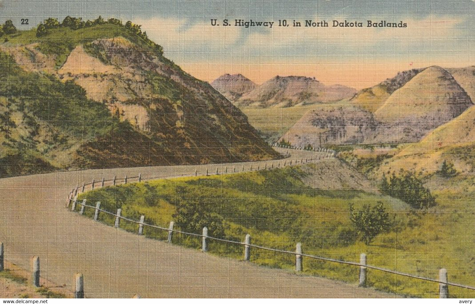 U. S. Highway10, In North Dakota Badlands - Sonstige & Ohne Zuordnung