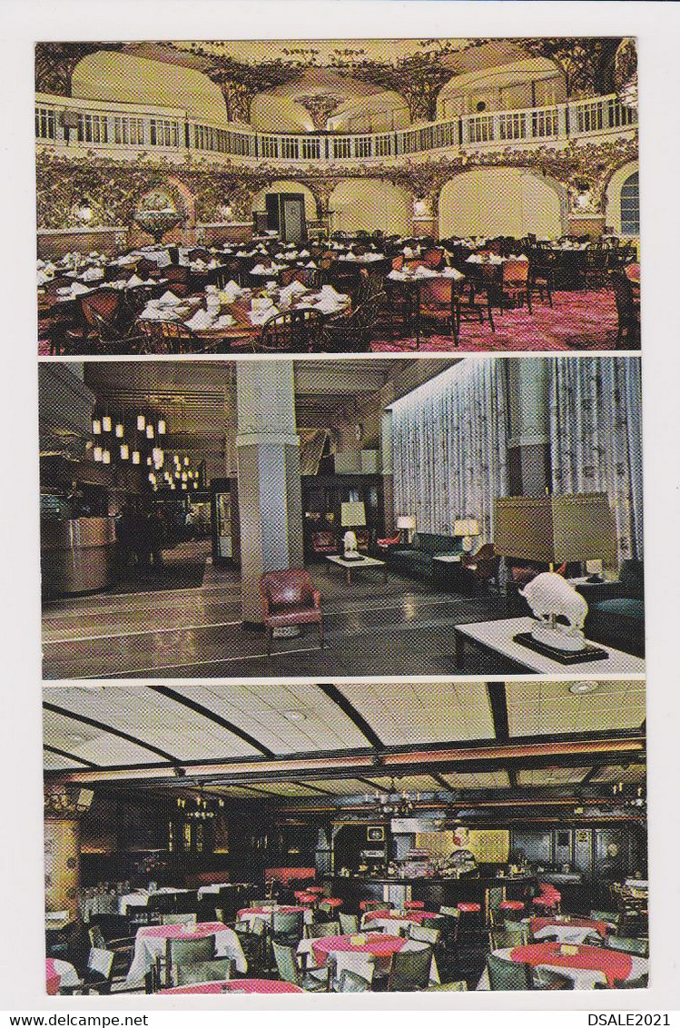 USA United States New York Hotel BUFFALO Interior View Vintage Photo Postcard RPPc (42359) - Cafés, Hôtels & Restaurants