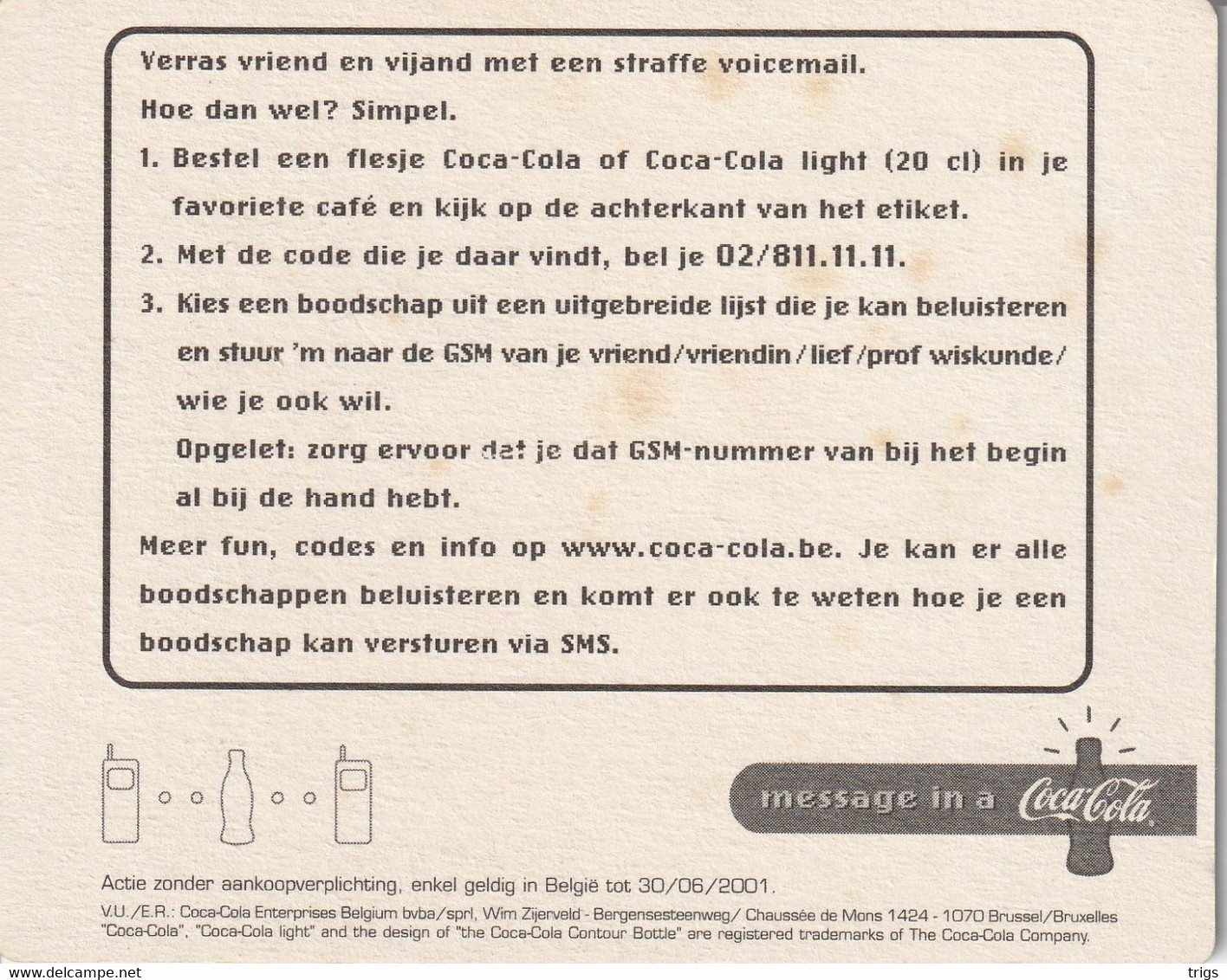 Coca Cola - Bierviltjes