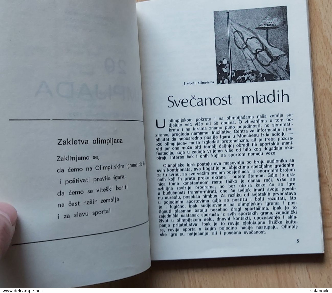 20 Olympics - From Athens 1896 To Munich 1972., 20 Olimpijada - Od Atene 1896. Do Münchena 1972. - Libros