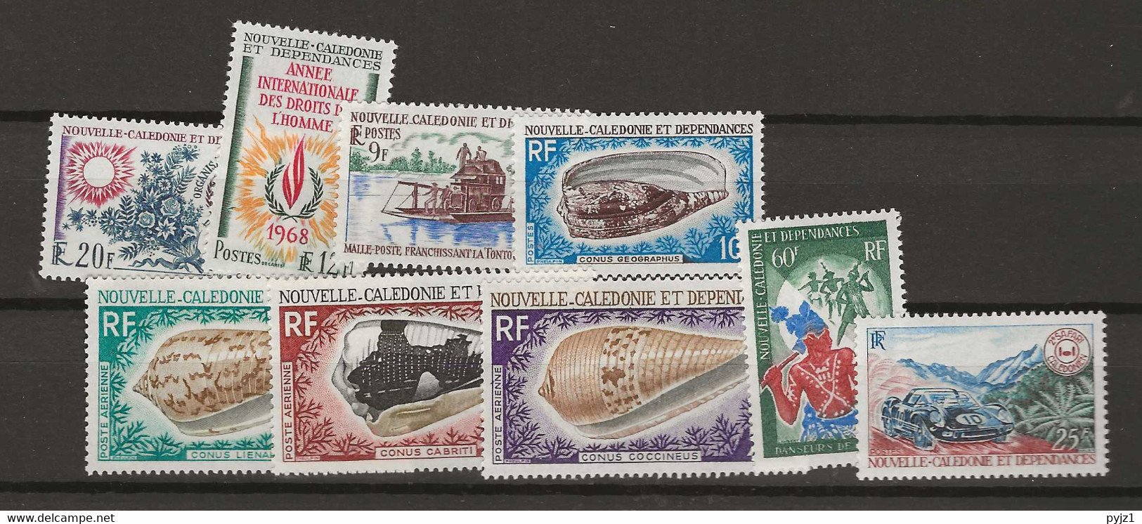 1968 MNH Nouvelle Caledonie Year Collection Complete According To Michel. Postfris** - Volledig Jaar