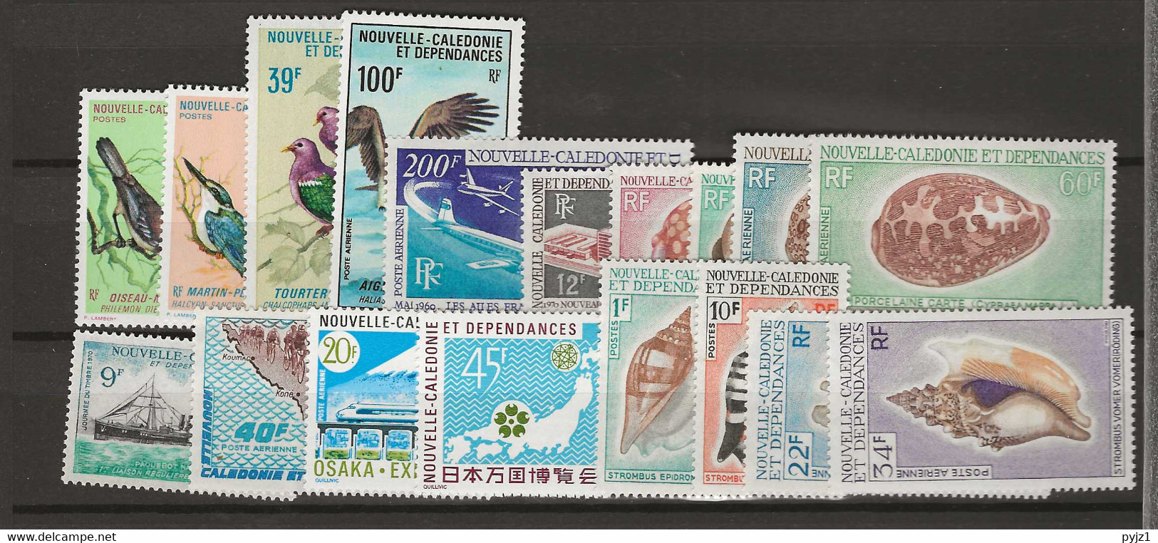 1970 MNH Nouvelle Caledonie Year Collection Complete According To Michel. Postfris** - Années Complètes