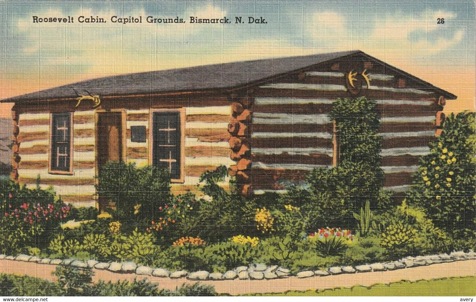 Roosevelt Cabins, Capitol Grounds, Bismarck, North Dakota - Bismark