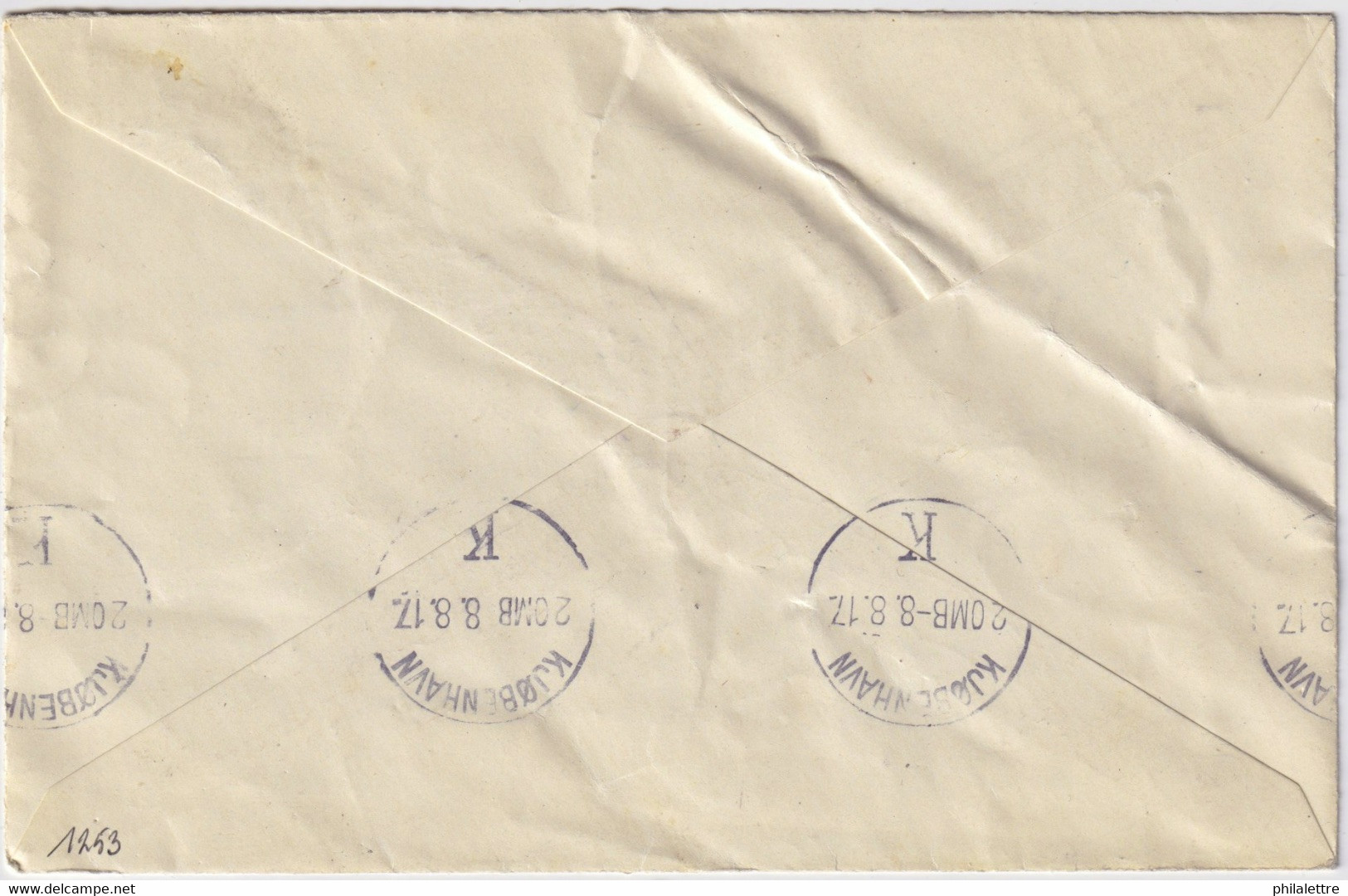 ALLEMAGNE / DEUTSCHLAND - 1917 Kgf-Umschlag Aus Oflag HANN MÜNDEN Nach Dänemark - Lettres & Documents