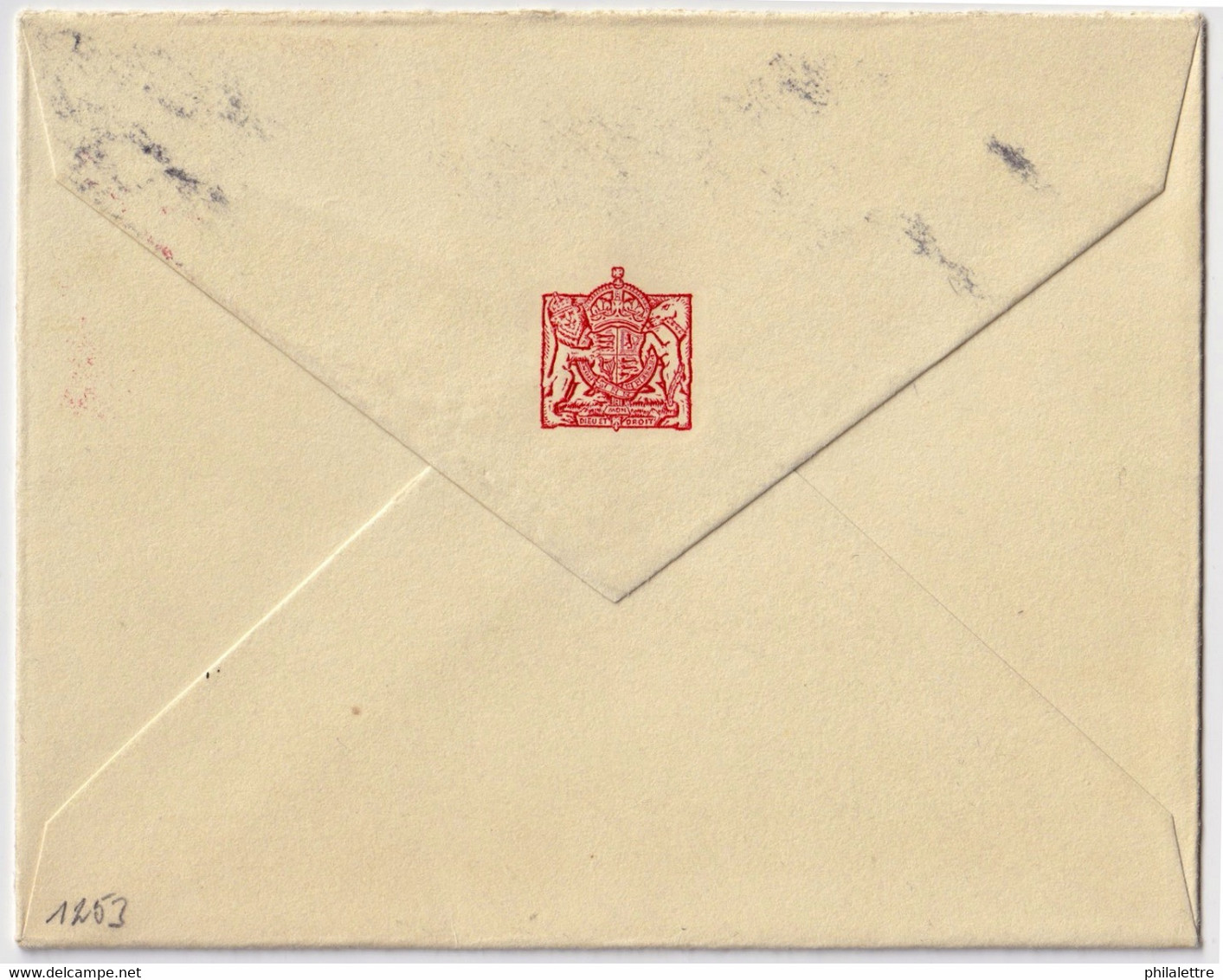 GREAT BRITAIN - 1937 Cover Bearing The 1st Royal Cachet Of King George VI ("GRI VI" - Type 22/46) Addressed To Hereford - Briefe U. Dokumente