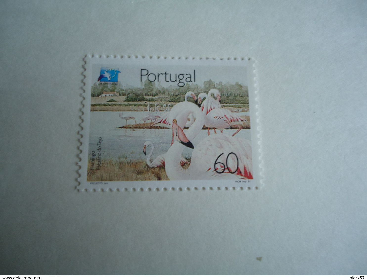 PORTUGAL   MNH  STAMPS   1991 BIRD BIRD  FLAMINGO - Flamants