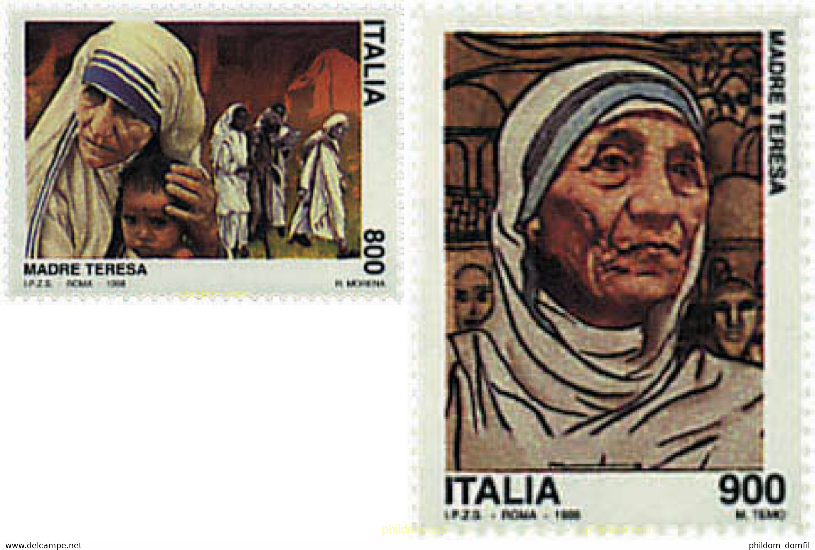 35264 MNH ITALIA 1998 HOMENAJE A LA MADRE TERESA DE CALCUTA - Mère Teresa