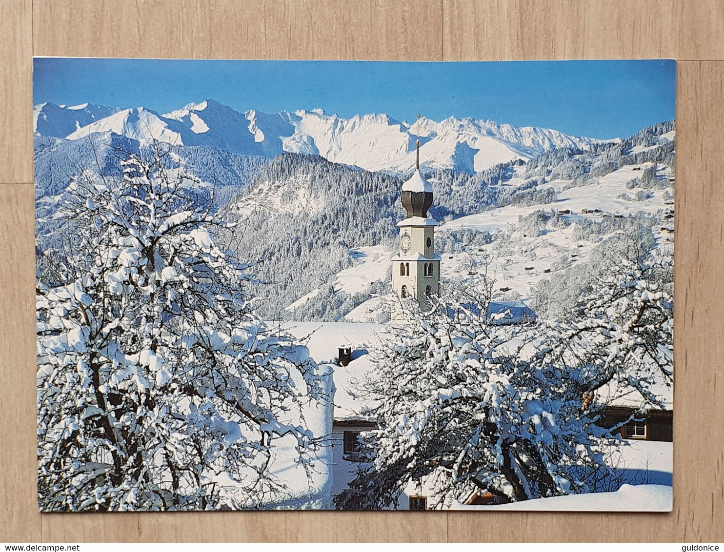 Ansichtskarte - Schweiz - Fanas Im Prättigau (Blick Auf Kirche) - Fanas