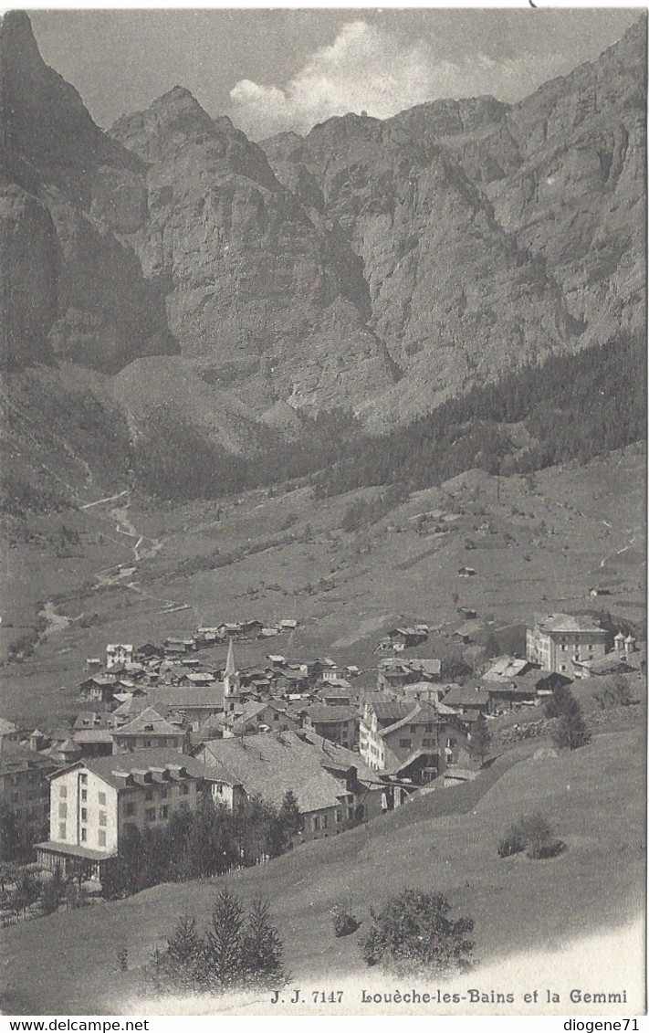 Louèche-les-Bains Et La Gemmi 1908 - Loèche-les-Bains