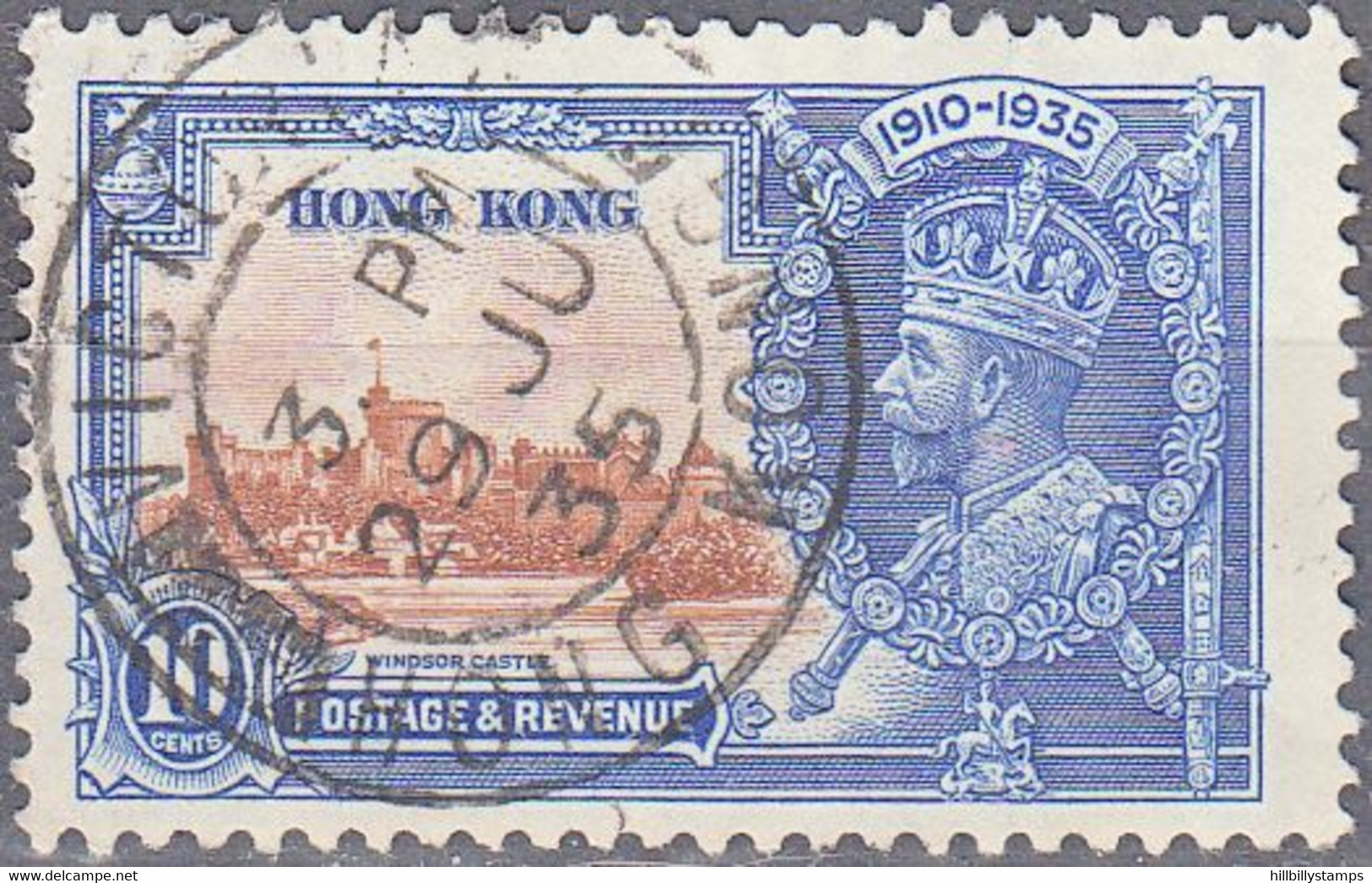 HONG KONG  SCOTT NO 149  USED YEAR 1935 - Oblitérés