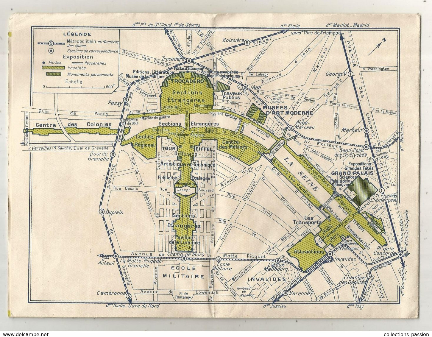 Plan De PARIS , 1937 , Dépliant 16 Pages , 4 Scans , Frais Fr 2.00 E - Wegenkaarten