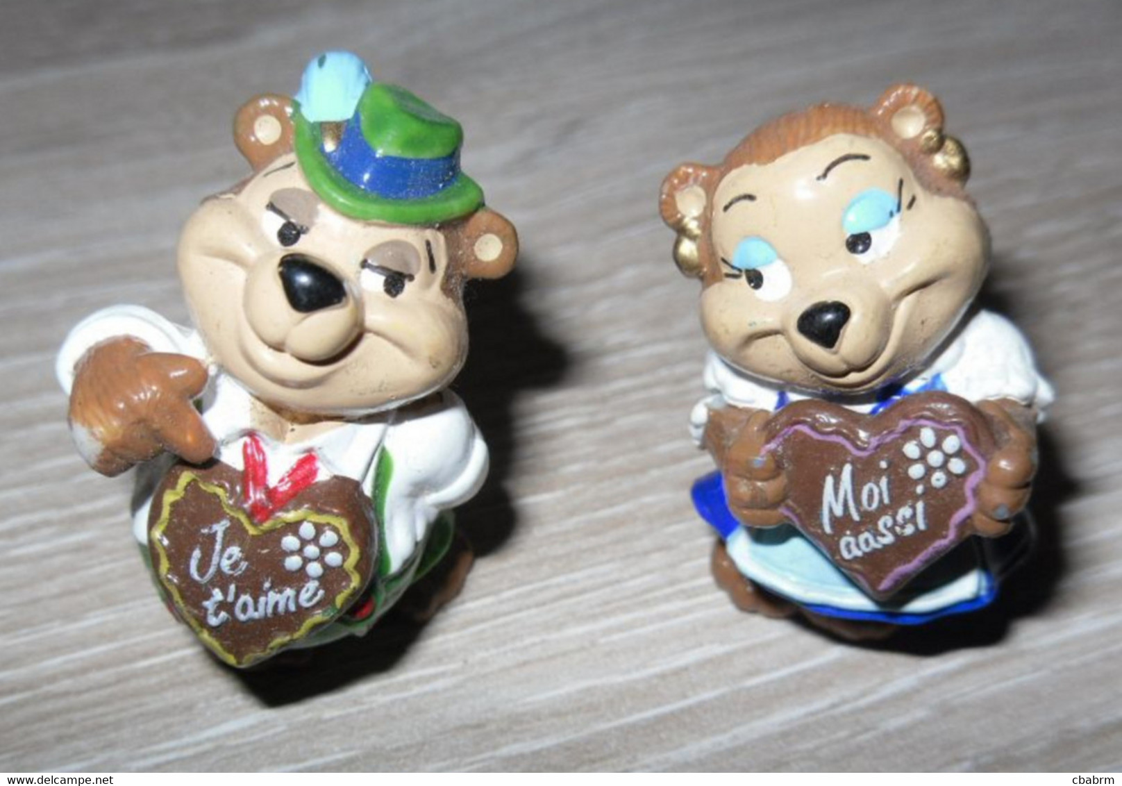 Figurines KINDER Jouet OURS BAVAROIS JE T'AIME + MOI AUSSI - Sets