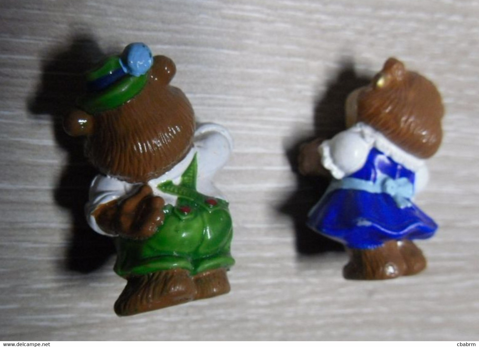 Figurines KINDER jouet OURS BAVAROIS JE T'AIME + MOI AUSSI