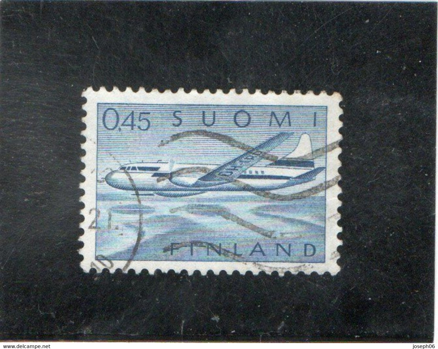 FINLANDE     1960   Poste Aérienne  Y.T.N° 8  Oblitéré - Gebraucht