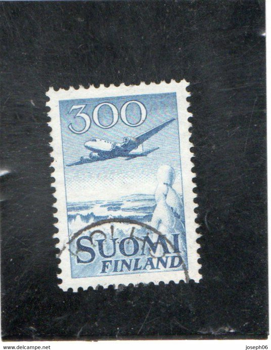 FINLANDE     1960   Poste Aérienne  Y.T.N° 9  Oblitéré - Gebraucht