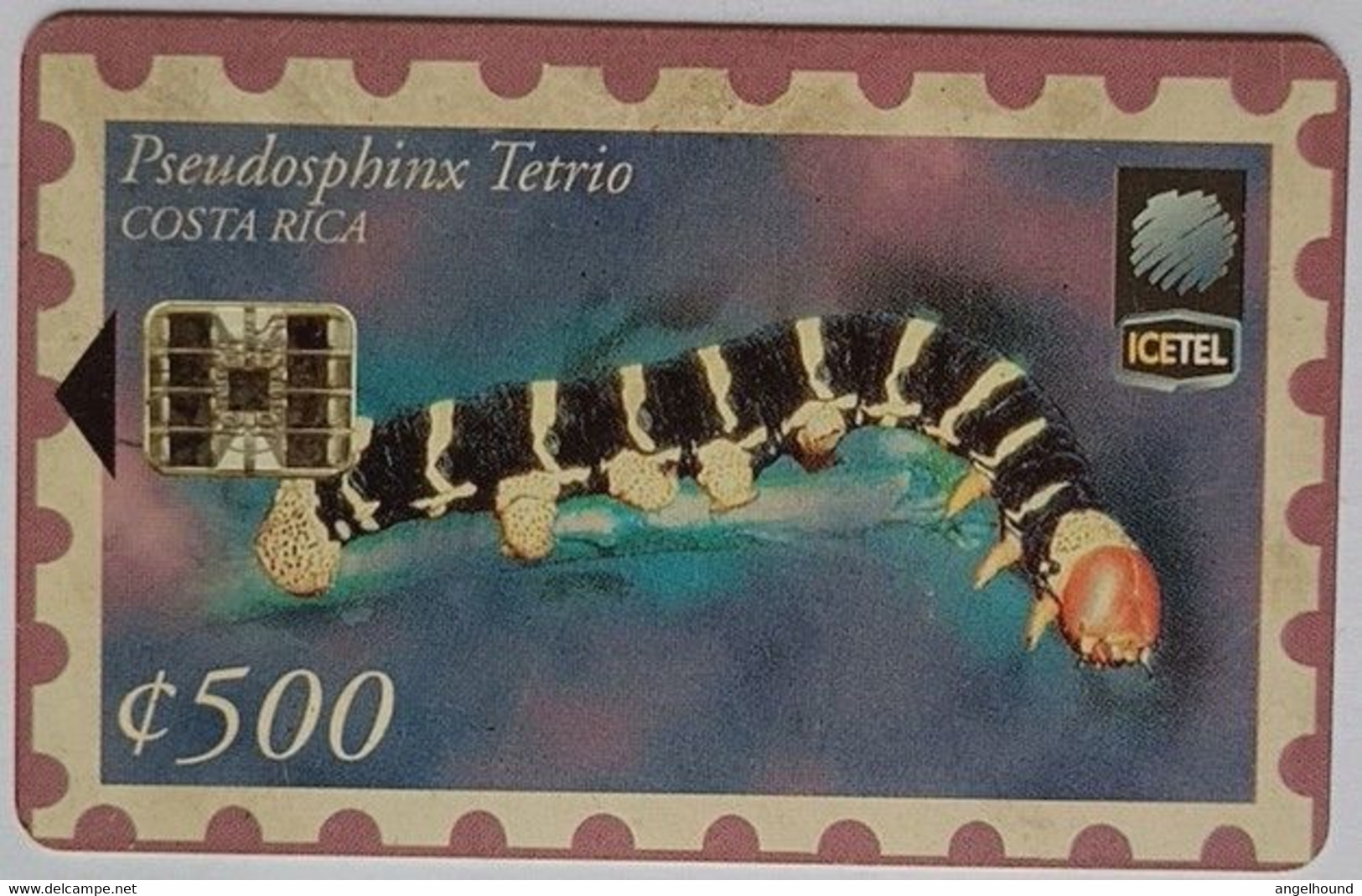 Costa Rica C500 "  Pseudosphinx Tetrio ( 1st Edition ) " - Costa Rica