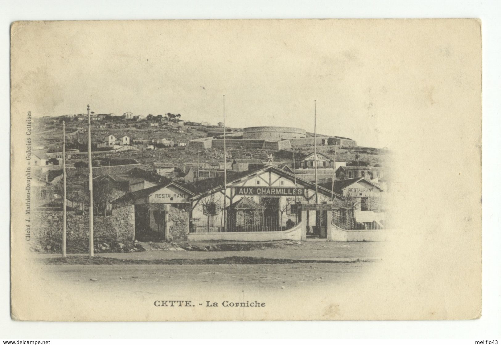 34/ CPA - Cette - La Corniche - Sete (Cette)