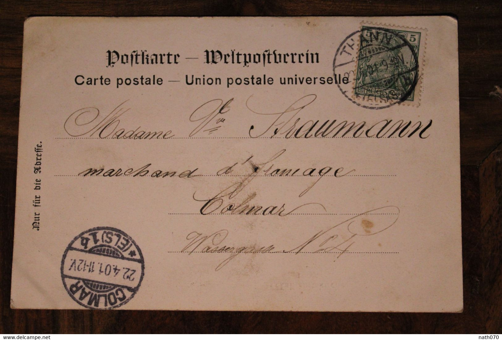 AK 1901 Cpa Gruss Aus Gruß Thierenbach Deutsches Reich Litho Elsass Alsace Souvenir - Other & Unclassified