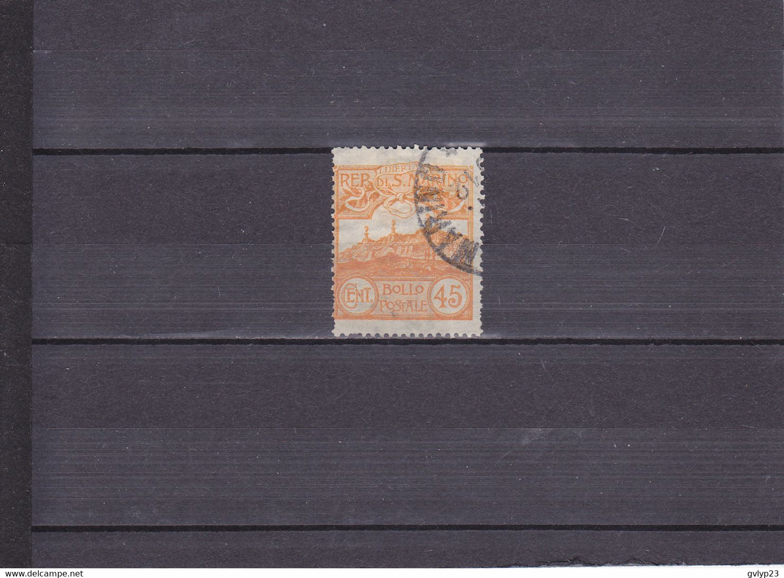 MONT TITAN AVEC SES TROIS TOURS / OBLITéRé / 45 C JAUNE / N° 41 YVERT ET TELLIER 1903 - Used Stamps