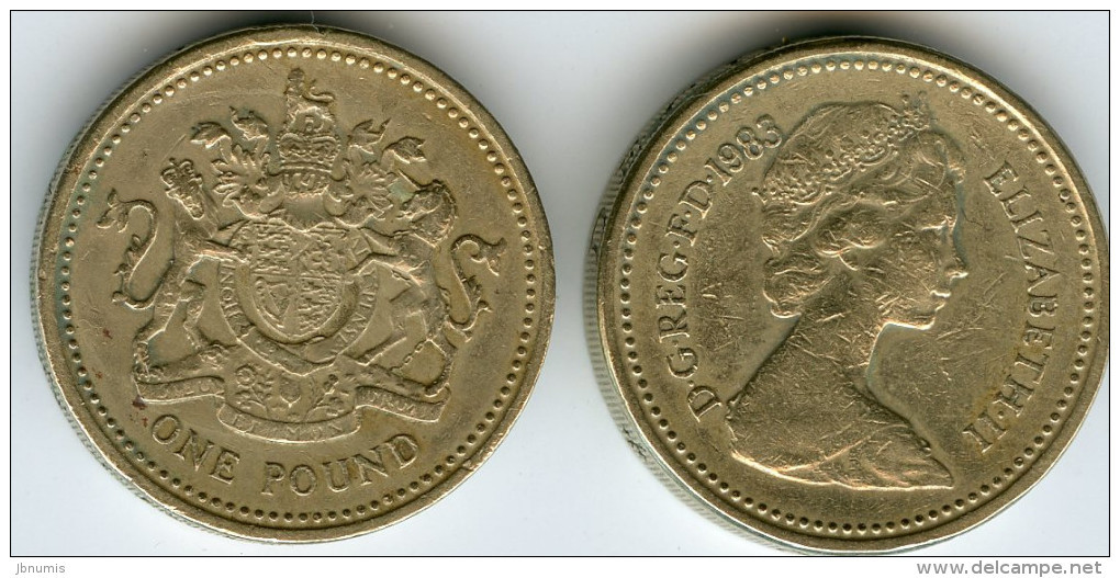 Grande Bretagne Great Britain 1 Pound 1983 KM 933 - 1 Pound