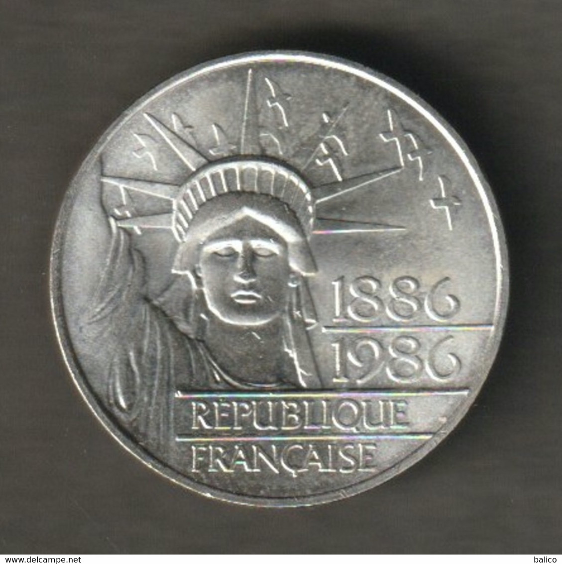 1 Pièces De 100 Francs Argent - LIBERTE,1986 - France,  TTB - Ref, 25 - 100 Francs