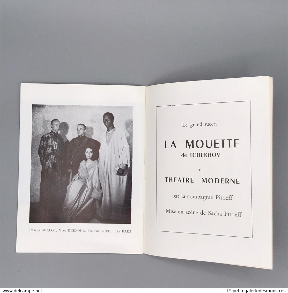 #VP88 - Théâtre du studio des champs Elysées Billetdoux La Mouette de Tchekov - Pub Pschitt Electrolux Philips Perrier