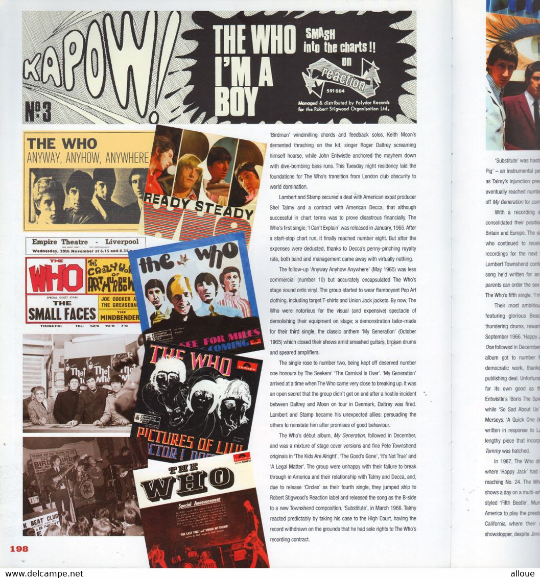 THEN, NOW AND RARE BRITISH BEAT 1960 - 1969 - 208 PAGES, FORMAT 25X30 - EDITION OMNIBUS PRESS 2002