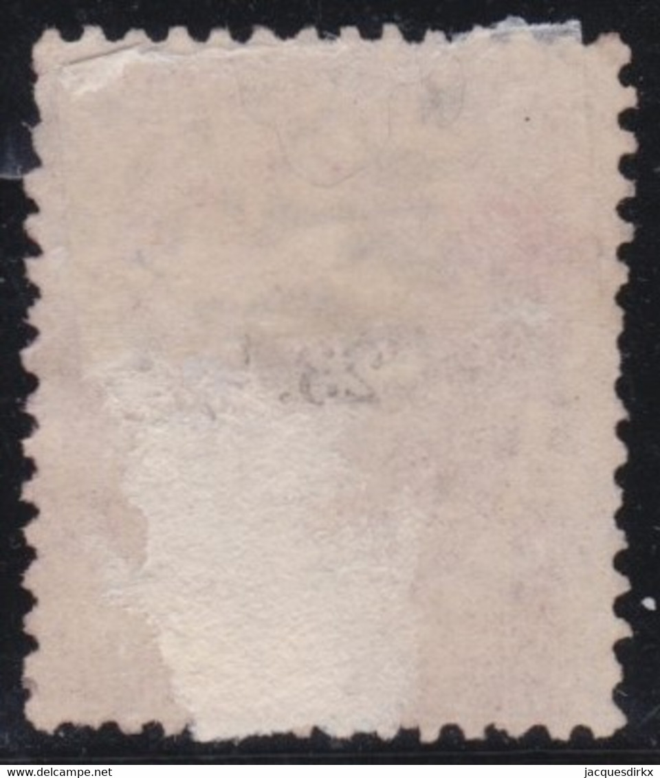 France   .   Y&T   .   24  (2 Scans)   .  Peu De Papier Sur Le Dos       .    O     .    Oblitéré - 1862 Napoléon III