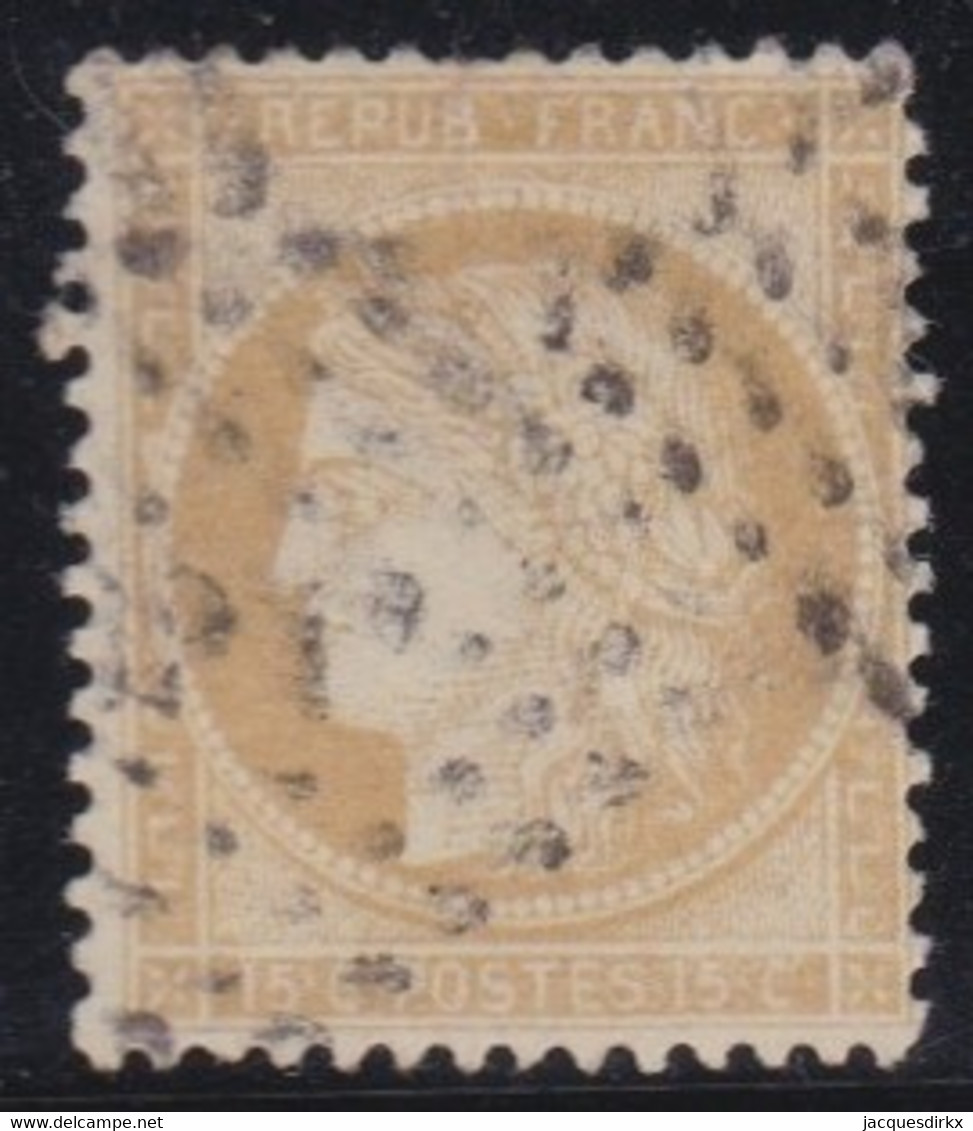 France   .   Y&T   .   59        .    O        .    Oblitéré - 1871-1875 Cérès